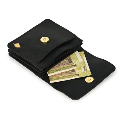 Lana - Cactus Leather Cardholder (Black) – Card Sleeves on Brown Living™. SKU: CHGH8009. Img 9.