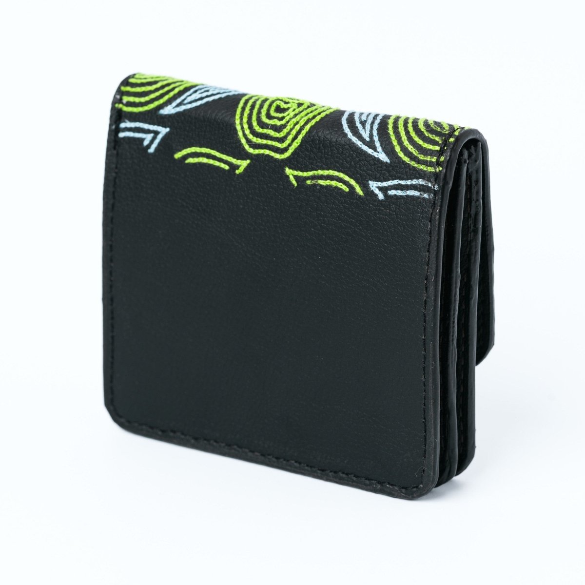 Lana - Cactus Leather Cardholder (Black) | Verified Sustainable by Brown Living™