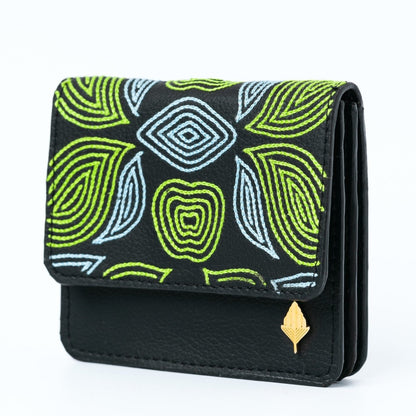 Lana - Cactus Leather Cardholder (Black) | Verified Sustainable by Brown Living™