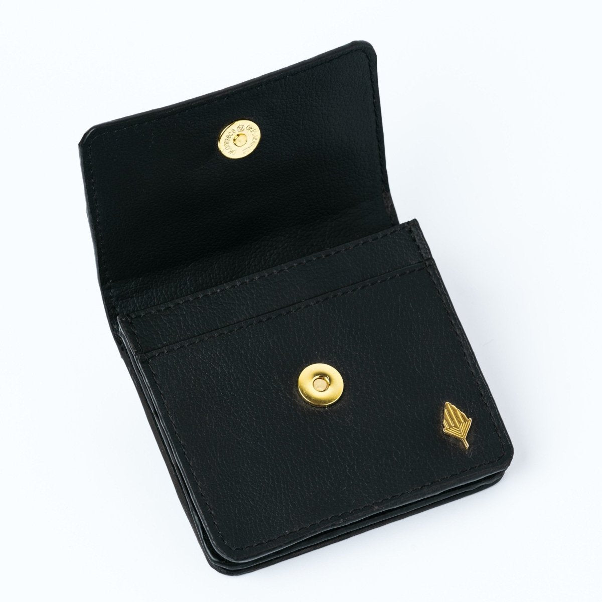 Lana - Cactus Leather Cardholder (Black) | Verified Sustainable by Brown Living™