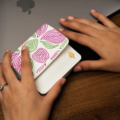 Lana - Cactus Leather Cardholder – Card Sleeves on Brown Living™. SKU: CHGH_8009. Img 10.