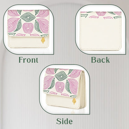 Lana - Cactus Leather Cardholder (White) – Card Sleeves on Brown Living™. SKU: CHGH8011. Img 7.