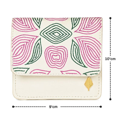 Lana - Cactus Leather Cardholder (White) – Card Sleeves on Brown Living™. SKU: CHGH8011. Img 9.