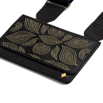 Lana Vegan Leather Sling Bag – Sling Bag on Brown Living™. SKU: MSGH 2025 - 2004. Img 6.