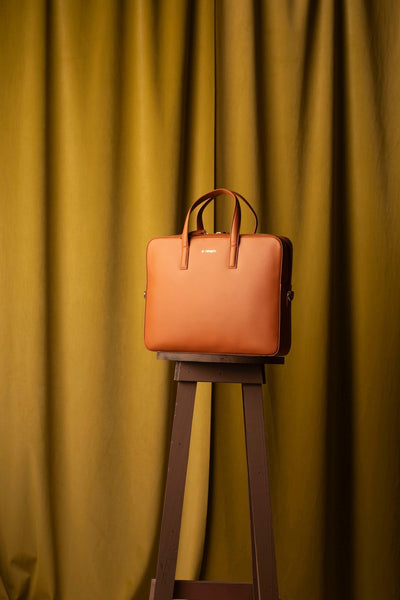 Laptop & Office Transit Briefcase Bag – Bags on Brown Living™. SKU: BL-LPB-BRN-001. Img 16.