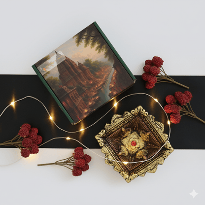Large Charmukhi Diya Set – Handmade Decor – Home Decor on Brown Living™. SKU: D48. Img 6.