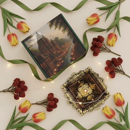 Large Charmukhi Diya Set – Handmade Decor – Home Decor on Brown Living™. SKU: D48. Img 5.