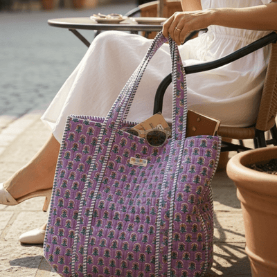 Large Cotton Tote Bag 18x18 Inches | 100% Reusable Shoulder Tote – Tote Bags on Brown Living™. SKU: 18X18PINKROSES. Img 7.