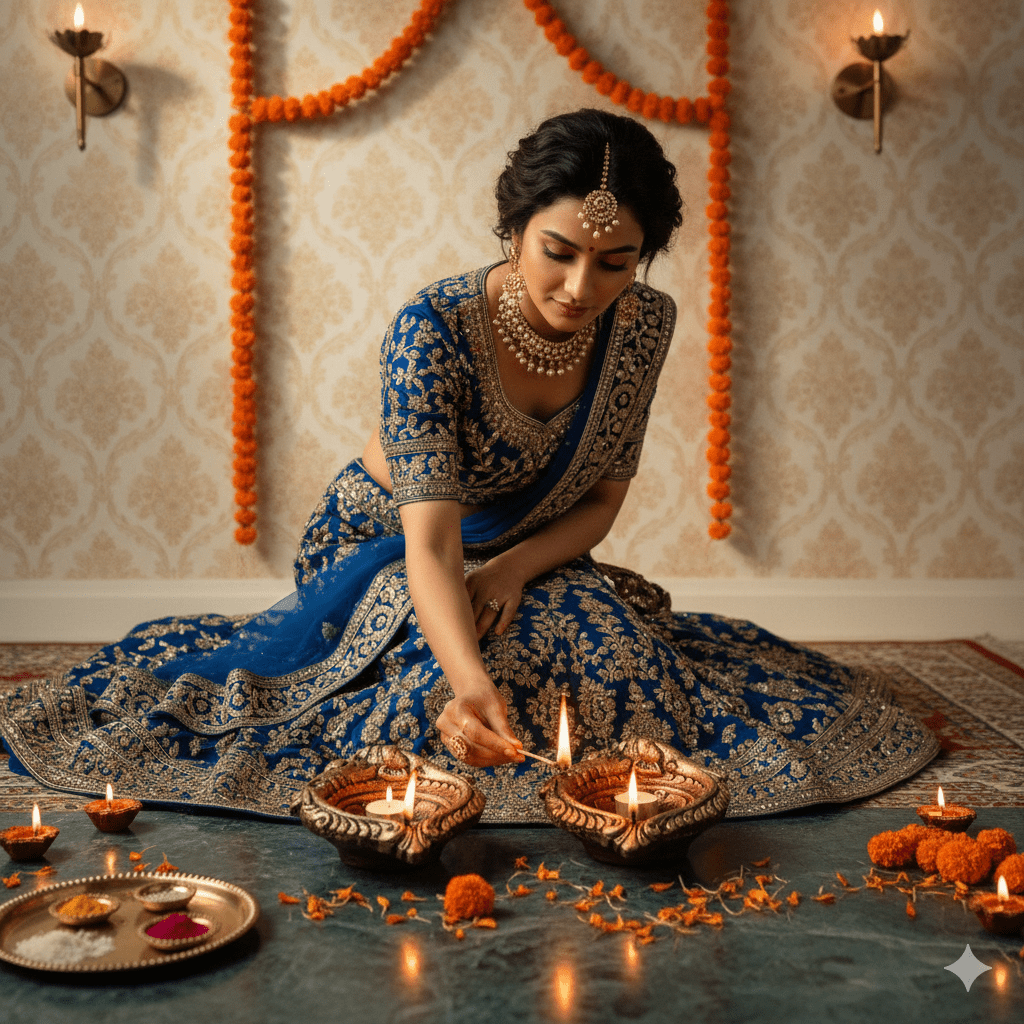 Large Elephant Diya Set – Decorative Festive Set – Home Decor on Brown Living™. SKU: D25. Img 3.