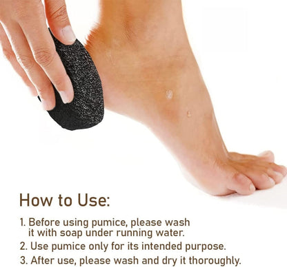 Lava Pumice Stone (Pack of 2) | Natural Volcanic Foot Scrubber – Foot Care on Brown Living™. SKU: KOE020-LS2. Img 4.