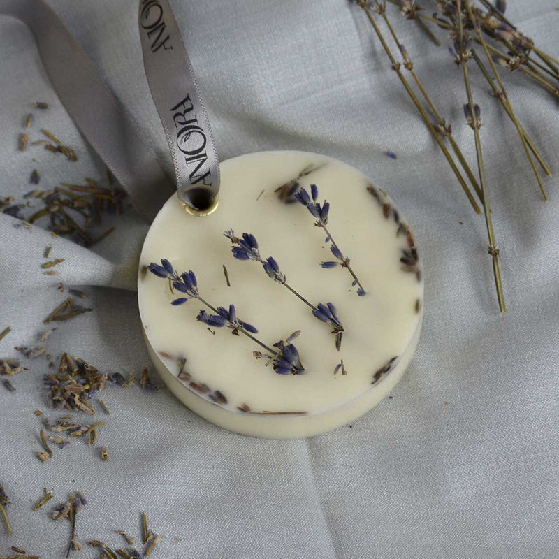 Lavender Big Round Sachet | Verified Sustainable Wax Sachets & Fragrance on Brown Living™