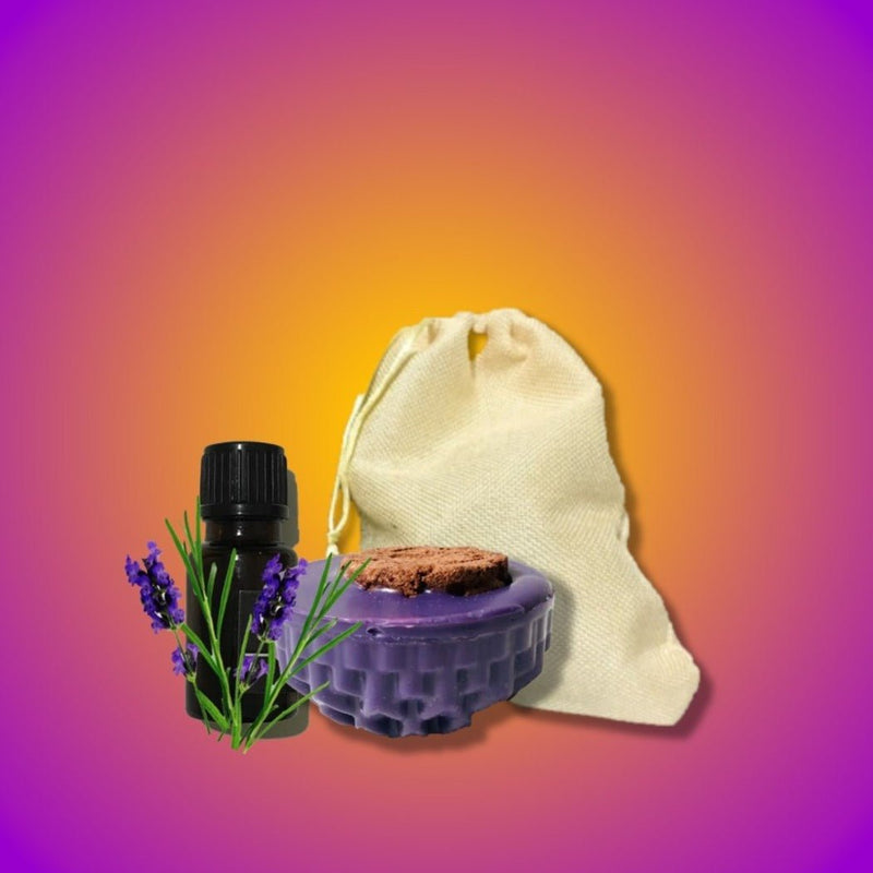 Lavender Bliss: Floral Wax Block Closet Freshener | Verified Sustainable by Brown Living™