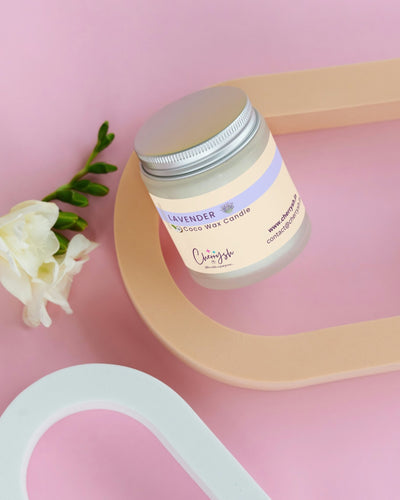 Lavender Bliss - Premium Coconut Wax Candle – Candles & Fragrances on Brown Living™. SKU: CH-YK-6489. Img 2.