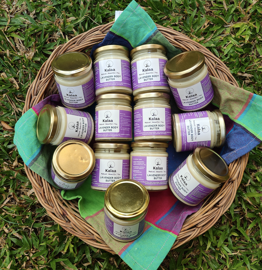 Lavender Body Butter Deep Nourishing Hydrating Skin Cream – Body Butter on Brown Living™. SKU: LAVBTR. Img 2.