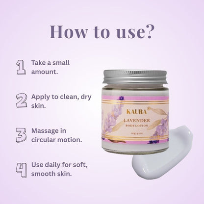 Lavender Body Lotion for Deep Moisture & Calm Skin | 120g – Body Lotion by Kaura available on Brown Living™. . SKU: KI344. Img 6.