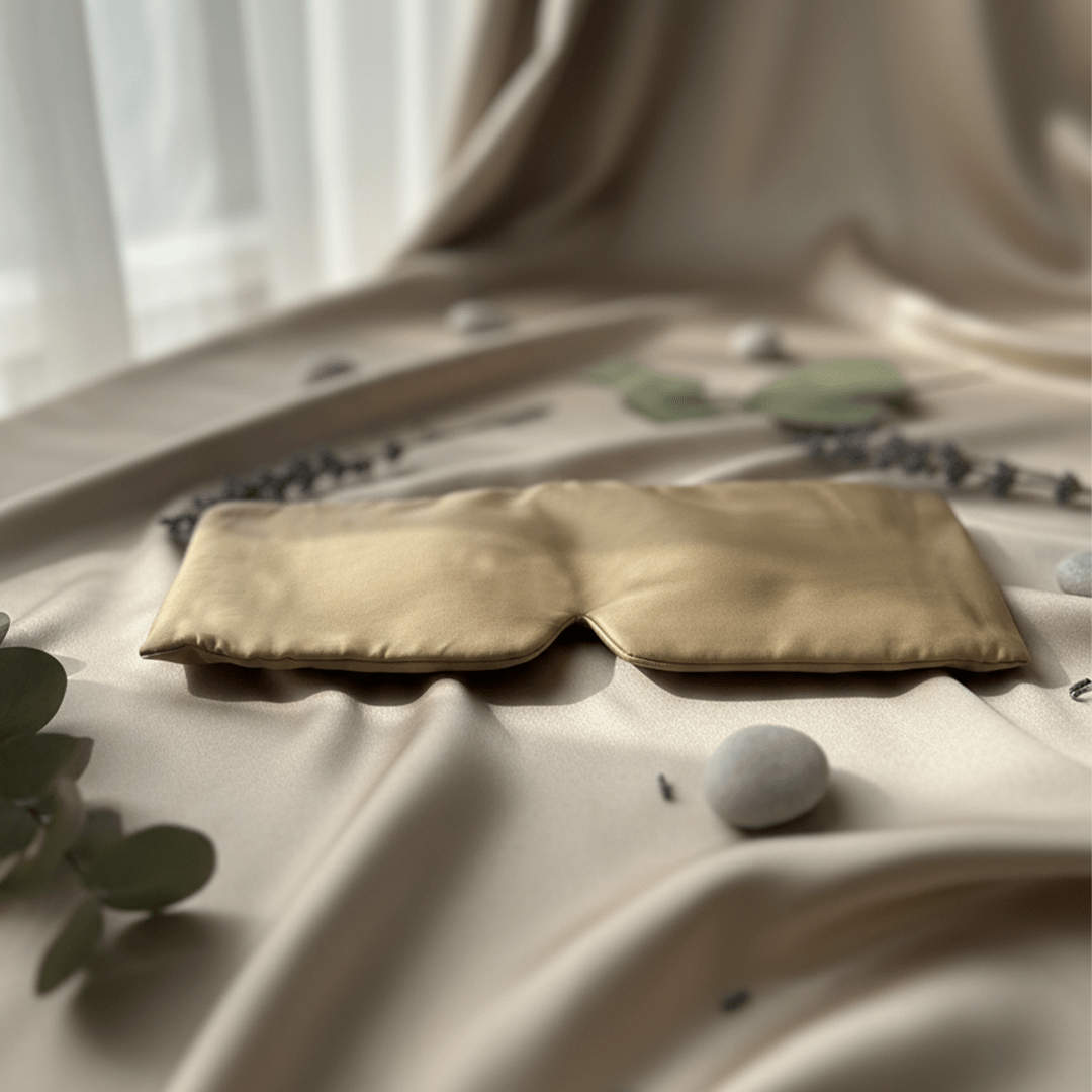 Lavender Eye Pillow – Premium Comfort & Relaxation – Eye Pillow on Brown Living™. SKU: SPEPLND01. Img 3.