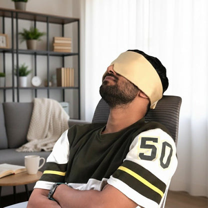 Lavender Eye Pillow - Premium Design – Eye Pillow on Brown Living™. SKU: SPEPLND01. Img 10.