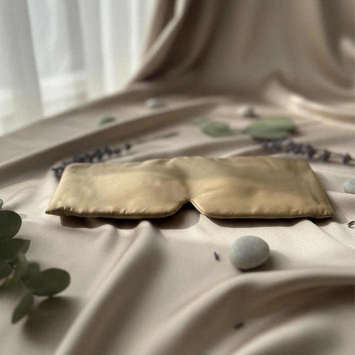 Lavender Eye Pillow - Premium Design – Eye Pillow on Brown Living™. SKU: SPEPLND01. Img 7.