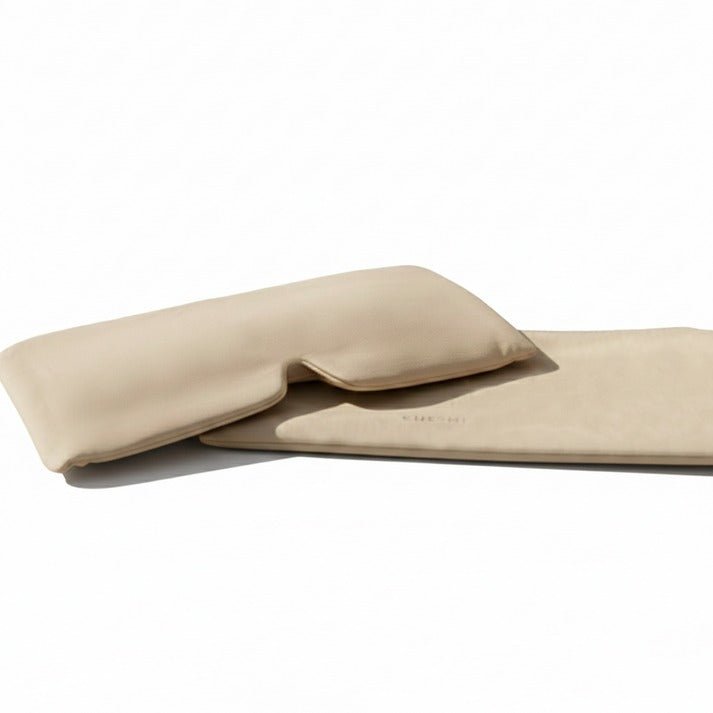 Lavender Eye Pillow - Premium Design – Eye Pillow on Brown Living™. SKU: SPEPLND01. Img 1.