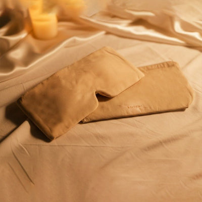 Lavender Eye Pillow - Premium Design – Eye Pillow on Brown Living™. SKU: SPEPLND01. Img 9.