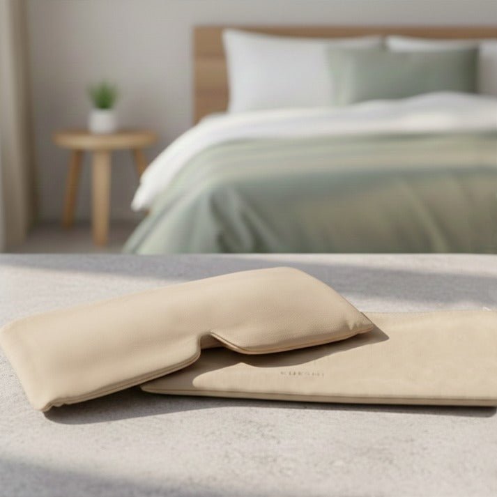 Lavender Eye Pillow - Premium Design – Eye Pillow on Brown Living™. SKU: SPEPLND01. Img 3.
