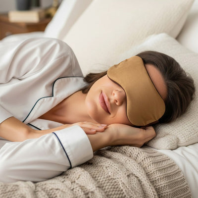 Lavender Eye Pillow | Sleep Eye Mask for Relaxation – Eye Pillow on Brown Living™. SKU: KHLEPBL-001. Img 5.