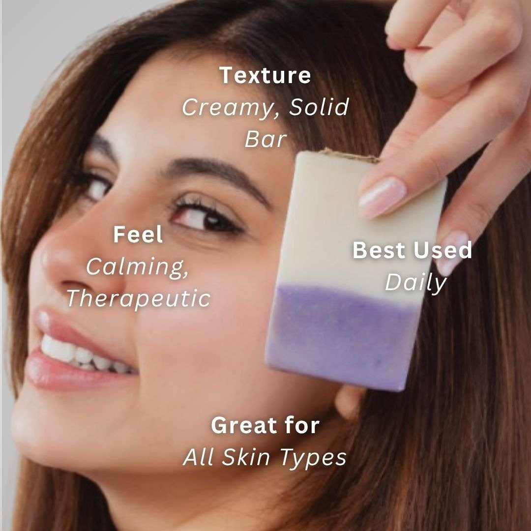 Lavender Garden Cold - Pressed Soap for Calming Baths | 100g – Body Soap by Kaura available on Brown Living™. . SKU: KI361. Img 5.