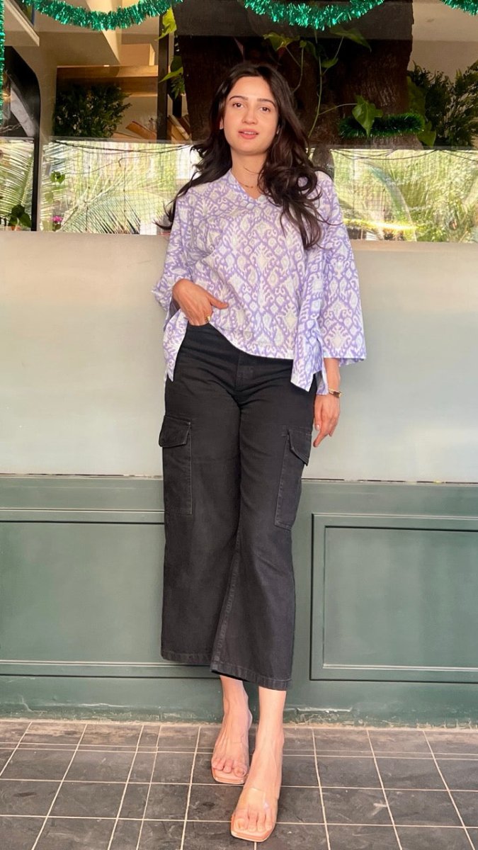 Lavender Haze OS Top – Womens Top by Bloc'D by JBH available on Brown Living™. Onesize . SKU: BOTW002. Img 1.