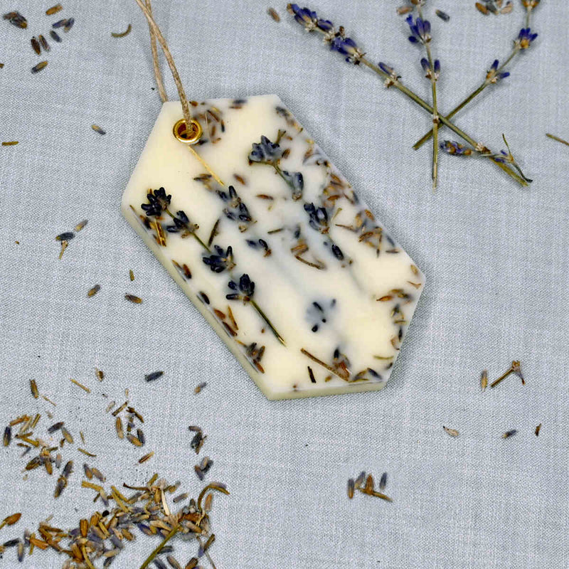 Lavender Hexa Soy Wax Sachet | Verified Sustainable Wax Sachets & Fragrance on Brown Living™