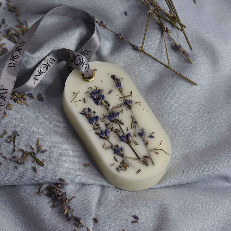 Lavender Oval Sachet | Verified Sustainable Wax Sachets & Fragrance on Brown Living™