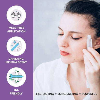 Lavender Roll - On for Relaxation – Calming Aromatherapy Oil – Essential Oils on Brown Living™. SKU: Aromatic-02. Img 2.