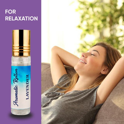 Lavender Roll - On for Relaxation – Calming Aromatherapy Oil – Essential Oils on Brown Living™. SKU: Aromatic-02. Img 3.