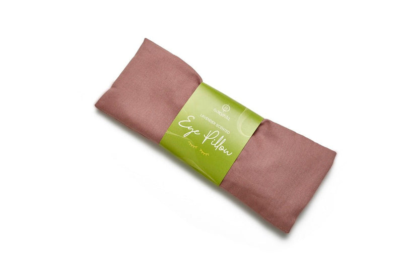 Lavender Scented Eye Pillows for Yoga, Meditation and Relaxation - Rose | Verified Sustainable Yoga Pillow on Brown Living™