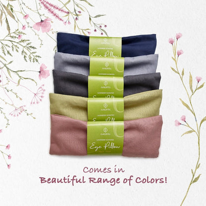 Lavender Scented Eye Pillows for Yoga, Meditation and Relaxation - Rose | Verified Sustainable by Brown Living™