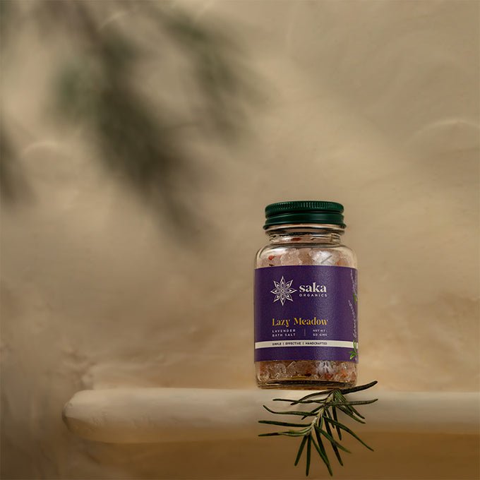 Lazy Meadow | Handmade Lavender Bath Salt (50gms) | Verified Sustainable Bath Salt on Brown Living™