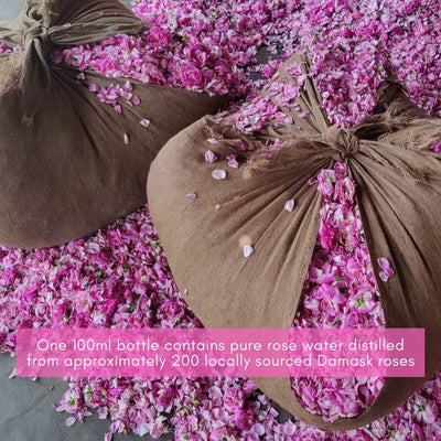शुद्ध गुलाब जल | Pure Rose Water – Face Toner by Boond Fragrances available on Brown Living™. . SKU: BFGJ. Img 5.