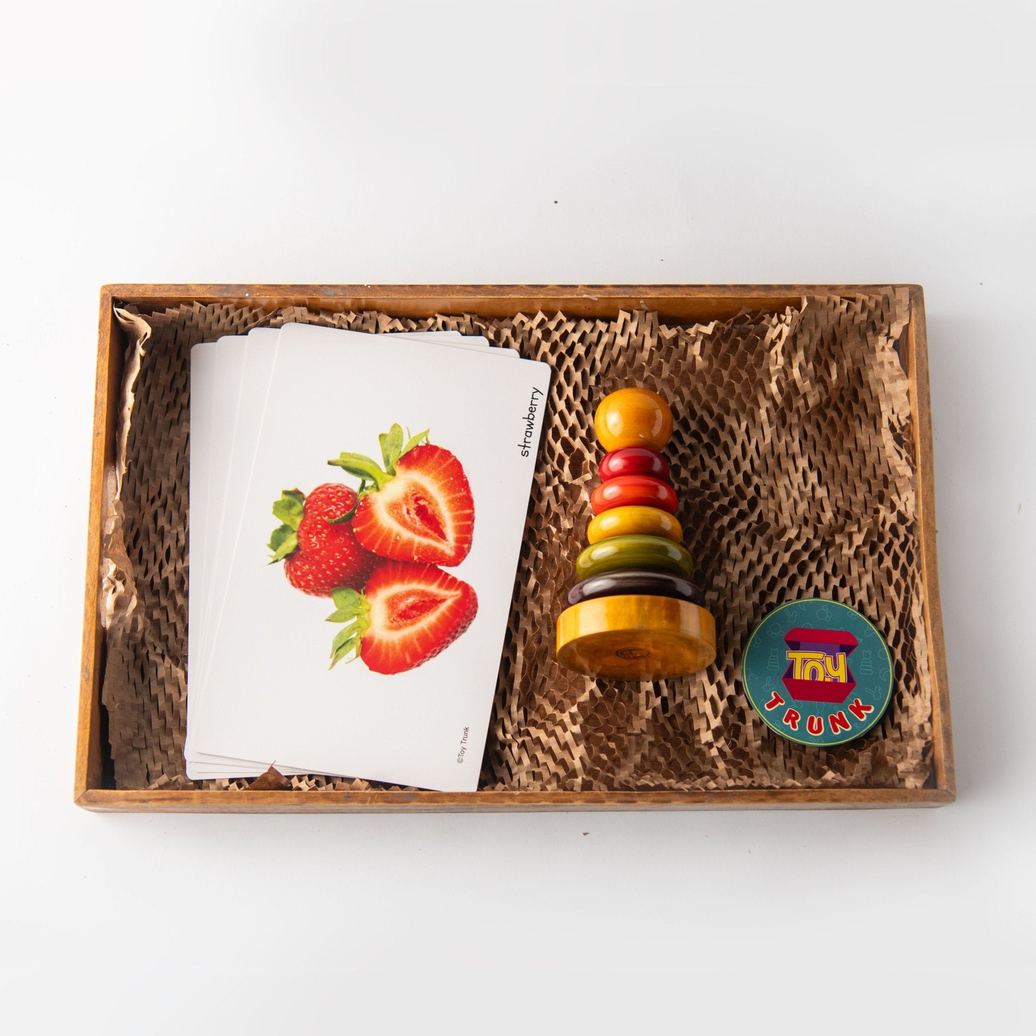 Learn & Stack Discovery Kit | Montessori Ring Stacker – Learning & Educational Toys on Brown Living™. SKU: TTCO005. Img 1.