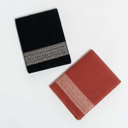 Leher Hand - Woven Passport Holder – Passport Wallet on Brown Living™. SKU: S24WLEHERPASS217-CB. Img 2.