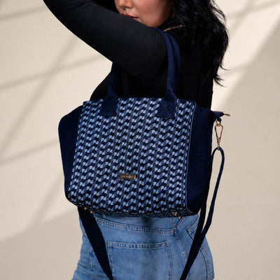 Leisure Handbag | Made From Recycled Plastic Yarn – Handbags on Brown Living™. SKU: Ciyol001. Img 1.