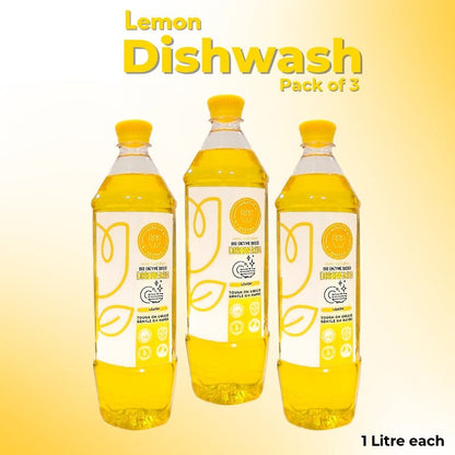 Lemon Bio Enzyme based Dish Wash Cleaner - 1 Litre – Cleaning Products by Miracle Enzyme available on Brown Living™. 1 Litre . SKU: MEDW1 - n. Img 6.
