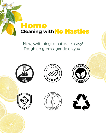 Lemon Bio Enzyme based Dish Wash Cleaner - 1 Litre – Cleaning Products by Miracle Enzyme available on Brown Living™. 1 Litre . SKU: MEDW1 - n. Img 4.