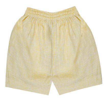 Lemon Striped Dress & Pants Set For Girls | Regular Fit – Kids Daywear Sets on Brown Living™. SKU: PG171_1. Img 5.