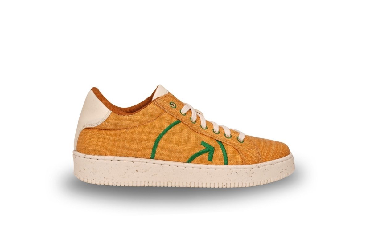 Lemon Yellow Women's Lace - Up Sneakers – Womens Casual Shoes on Brown Living™. SKU: GS_LMNYLW_SNKERS. Img 2.