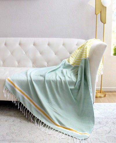 Lemonade Textile Bath Towel – Soft & Absorbent Home Essential – Bath Linens on Brown Living™. SKU: BATL11. Img 1.