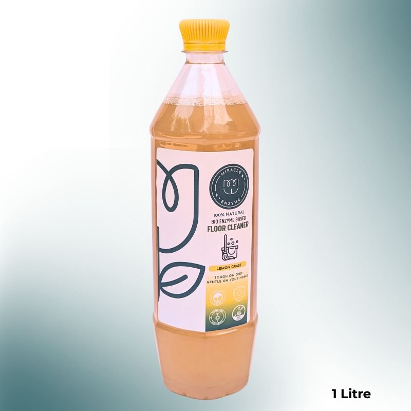 Lemongrass Floor Cleaner | Natural Herbal Floor Cleaning Liquid – Cleaning Products on Brown Living™. SKU: MEF1. Img 1.
