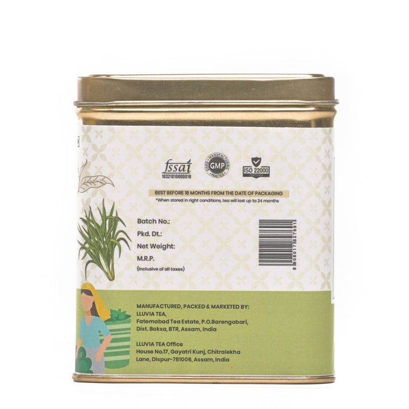 Lemongrass Ginger Black Tea|Digestive Health and Immunity - 50g | Verified Sustainable by Brown Living™