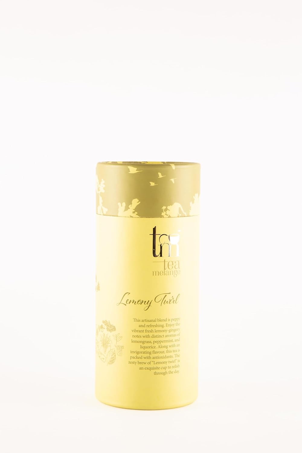 Lemony Twirl Herbal Tea | Refreshing Citrus Lemongrass Blend – Tea on Brown Living™. SKU: TM_LT. Img 2.