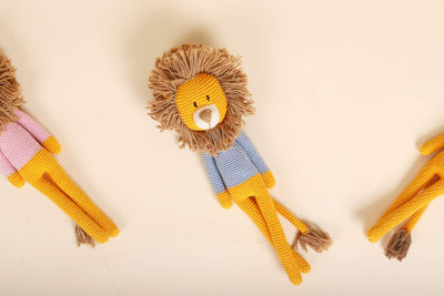 Leo the Lion – Crochet Doll for Babies – Dolls & Dollhouses on Brown Living™. SKU: LEOB. Img 7.