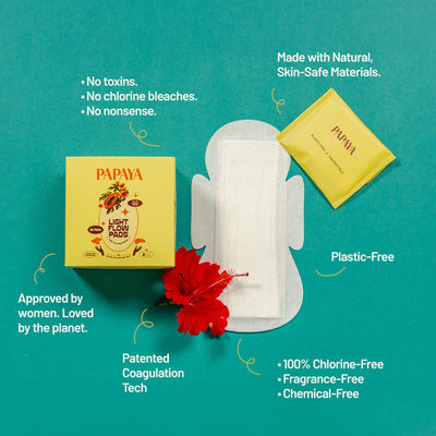 Light Flow Menstrual Pad Pack Of 18 | Soft & Comfortable – Sanitary Pad on Brown Living™. SKU: PPLF18. Img 9.