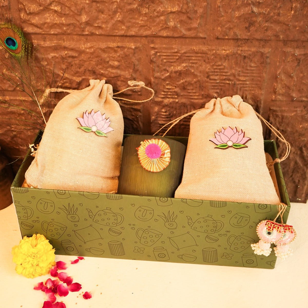 Light & Nourish Hamper – Healthy & Festive Diwali Gift – Gift Hampers on Brown Living™. SKU: GB - 420. Img 10.